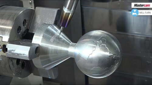Mastercam 2020 | Machining the world mit Mastercam Mill-Turn | MAZAK, Mastercam - Deutschland