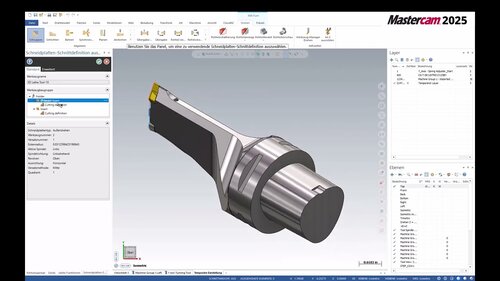 Mastercam 2025 | Y-Achsen-Drehen, Mastercam - Deutschland