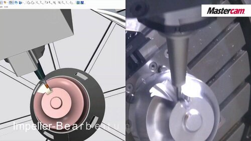Mastercam 2019 | Impellerbearbeitung, Mastercam - Deutschland
