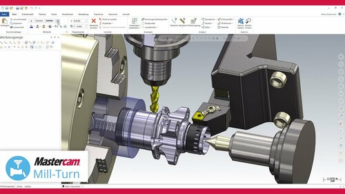 Mastercam 2021 | Fräsen mit Mill-Turn auf der MAZAK INTEGREX i-100 ST | Webinar, Mastercam - Deutschland