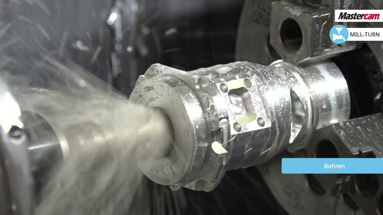 Mastercam Mill-Turn | CNC Machining MAZAK INTEGREX | CAD/CAM-Software, Mastercam - Deutschland