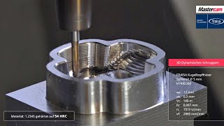 Mastercam Dynamisches Fräsen | Hartfräsen mit Werkzeugen von Fraisa | CAD/CAM-Software, Mastercam - Deutschland