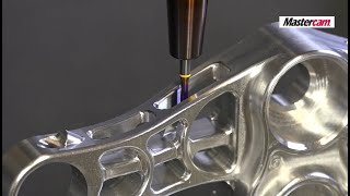 Mastercam 2024 | Customizing Projekt | Gabelbrücke | Multi-Axis Bearbeitung, Mastercam - Deutschland